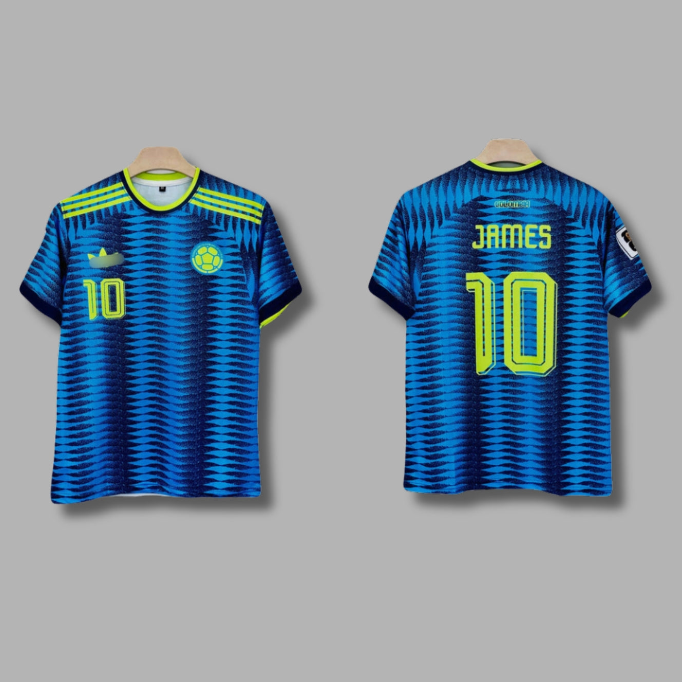 Columbia 2026 WorldCup Away D.James Half Sleeve Sublimation P1860 | Jersey Kada