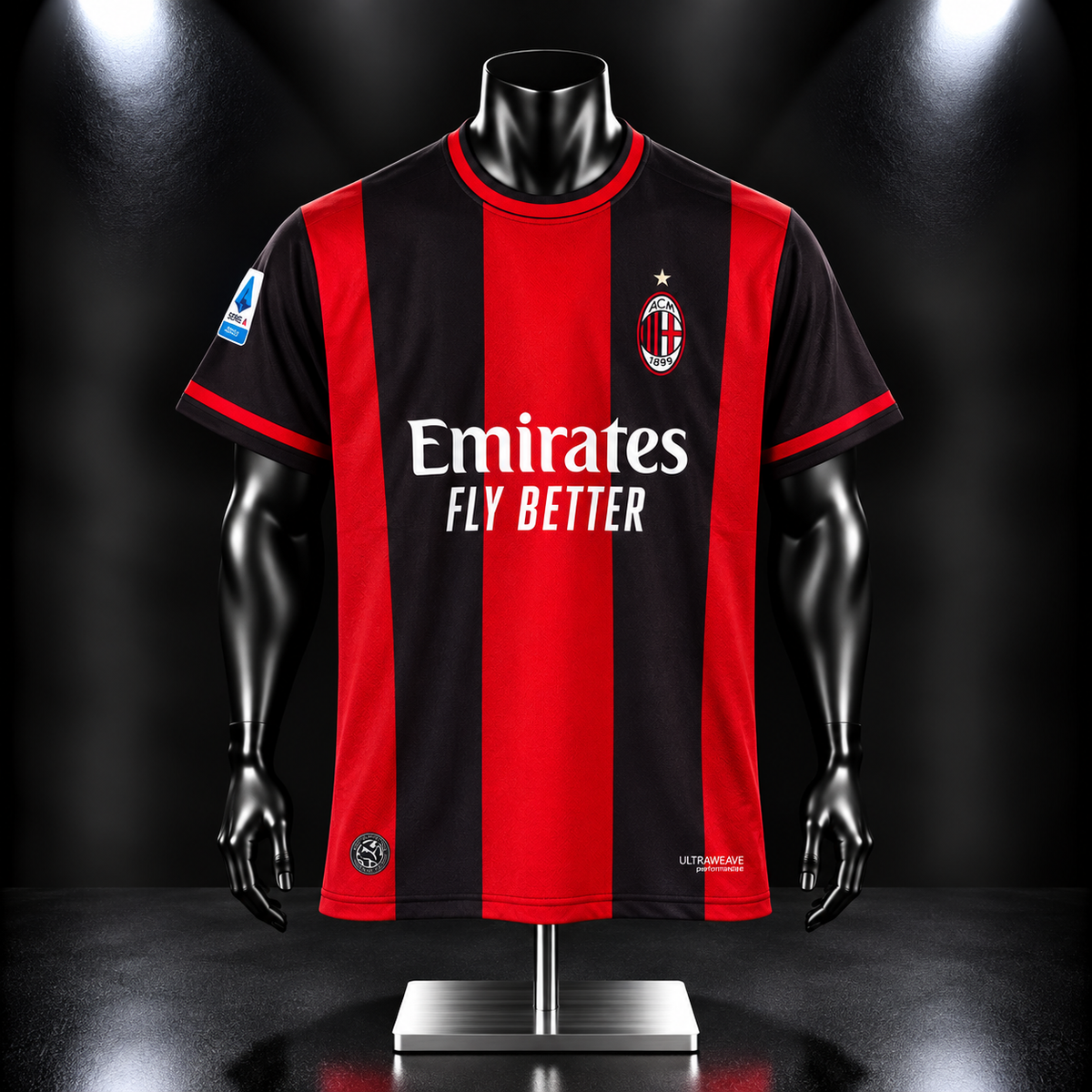 Pulisic Ac milan 2026/27 Season Kit Half Sleeve Sublimation -  P2333 | Jersey Kada