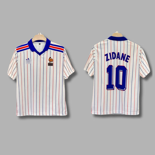 France 2002 Zidane Five Sleeve Collar Sublimation P1964| Jersey Kada