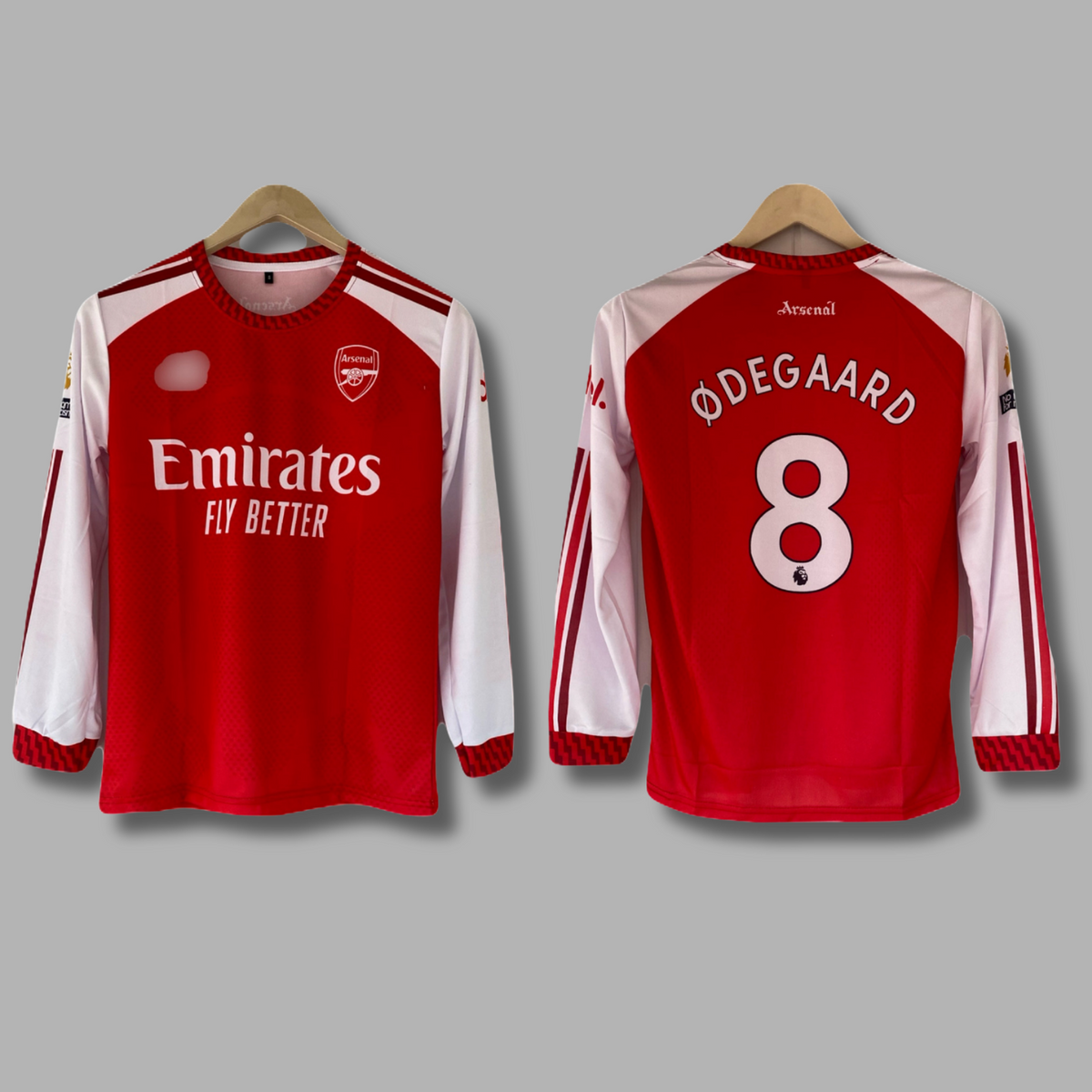 Odegaard Arsenal 2026-27 Home kit full sleeve sublimation Jersey -P2554 | Jersey Kada