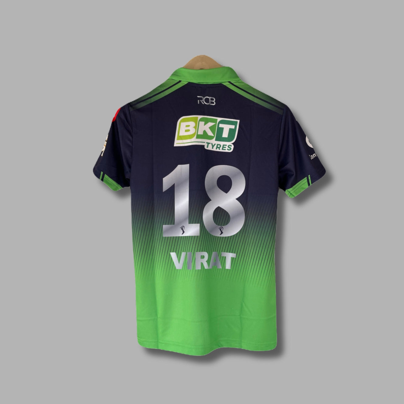 Virat Kohli RCB 2026 IPL Away Half Sleeve Collar Zip Embroidery P1725| Jersey Kada