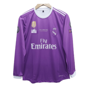 Best Retro jersey Ronaldo purple 2017 final edition Full sleeve Embroidery P668 - Jersey Kada