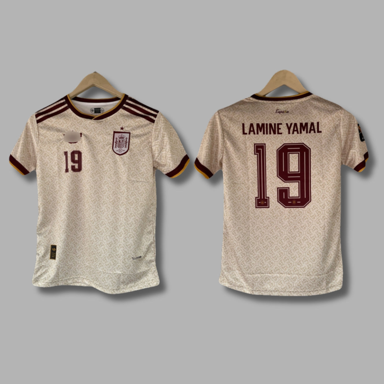 Spain 2026 WorldCup Away Lamine Yamal Half Sleeve Embroidery - P1782 | Jersey Kada
