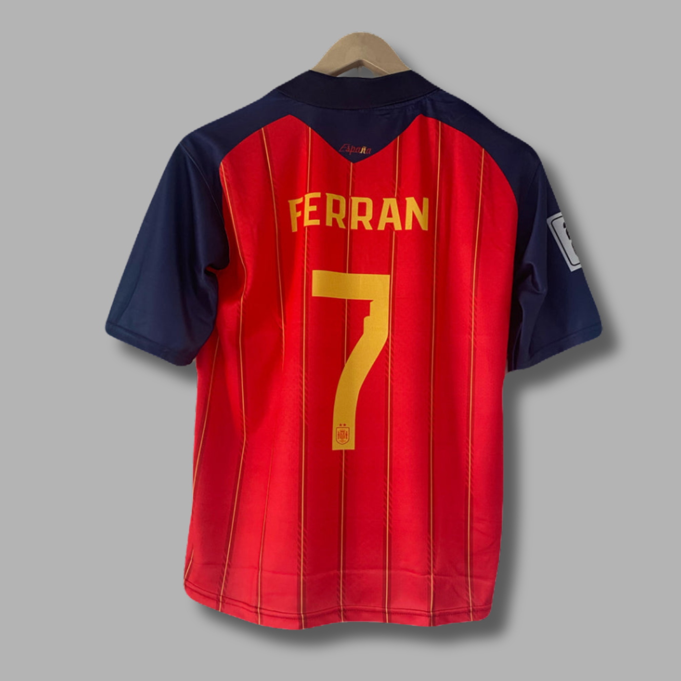 Ferran Spain 2 Star Five Sleeve Collar Sublimation- P2366 | Jersey Kada