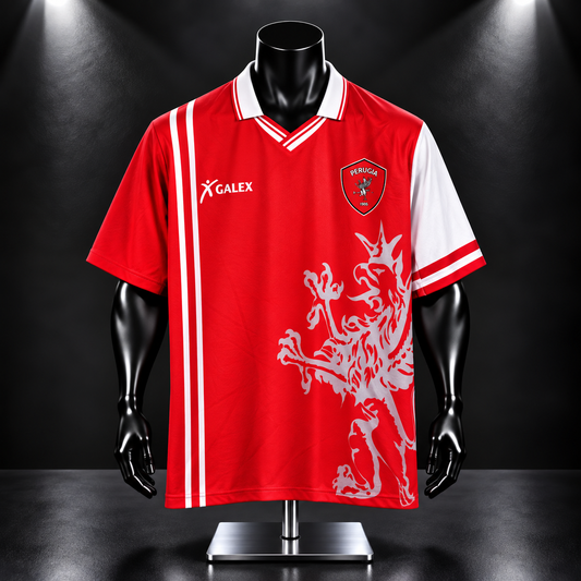 Ac Perugia Nakata Five Sleeve Collar Sublimation - P2119 | Jersey Kada