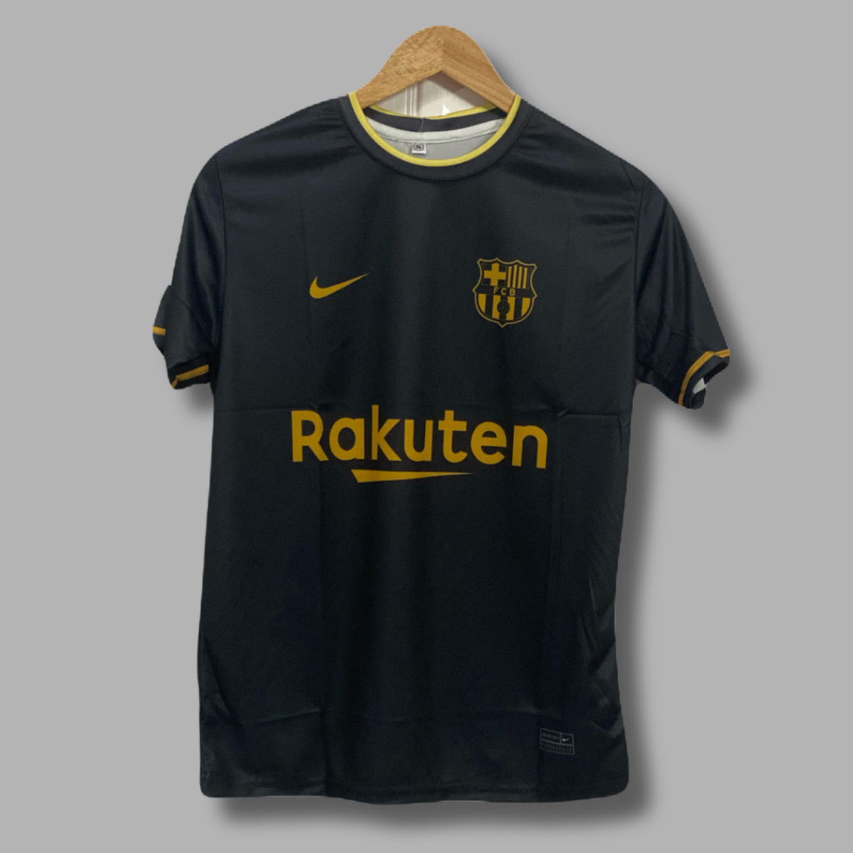 Barcelona 2020-21 Away kit Messi Half sleeve - P355 | Jersey Kada