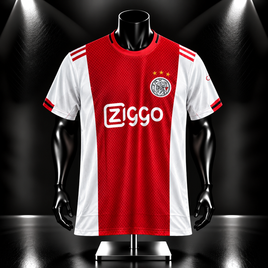 Ajax 2025/26 Home Plain Back Half Sleeve Embroidery - P1020 | Jersey Kada