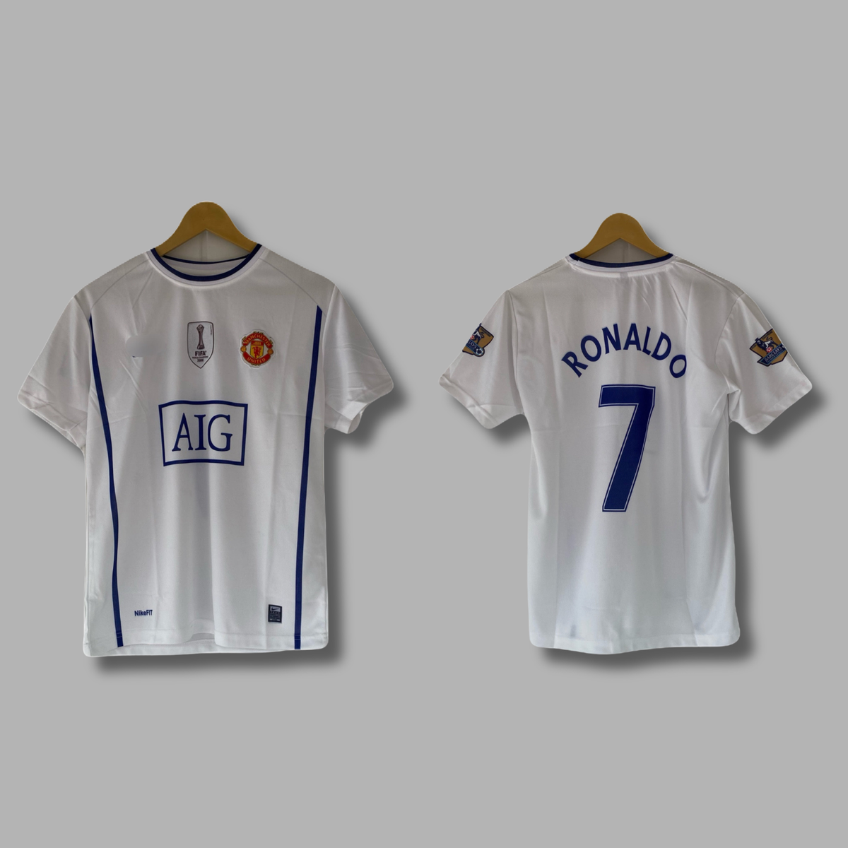 Manchester united Ronaldo half sleeve embroidery - P2729 | Jersey Kada