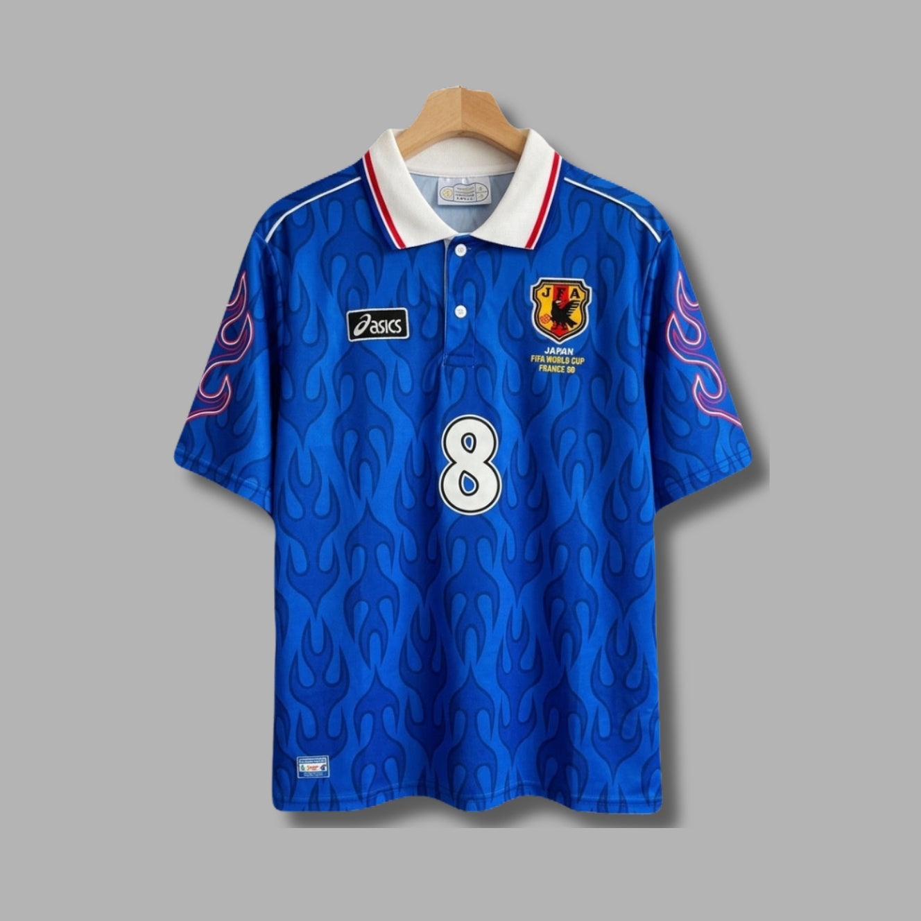 Japan Nakata 1998 Worldcup  Five Sleeve Collar Embroidery | Jersey Kada