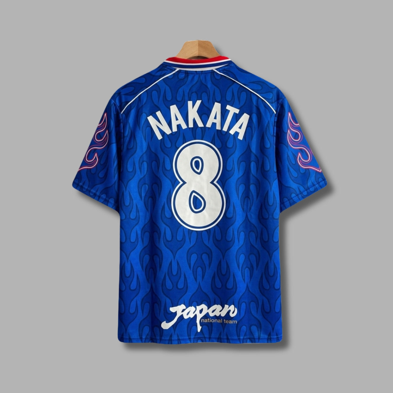 Japan Nakata 1998 Worldcup  Five Sleeve Collar Embroidery | Jersey Kada
