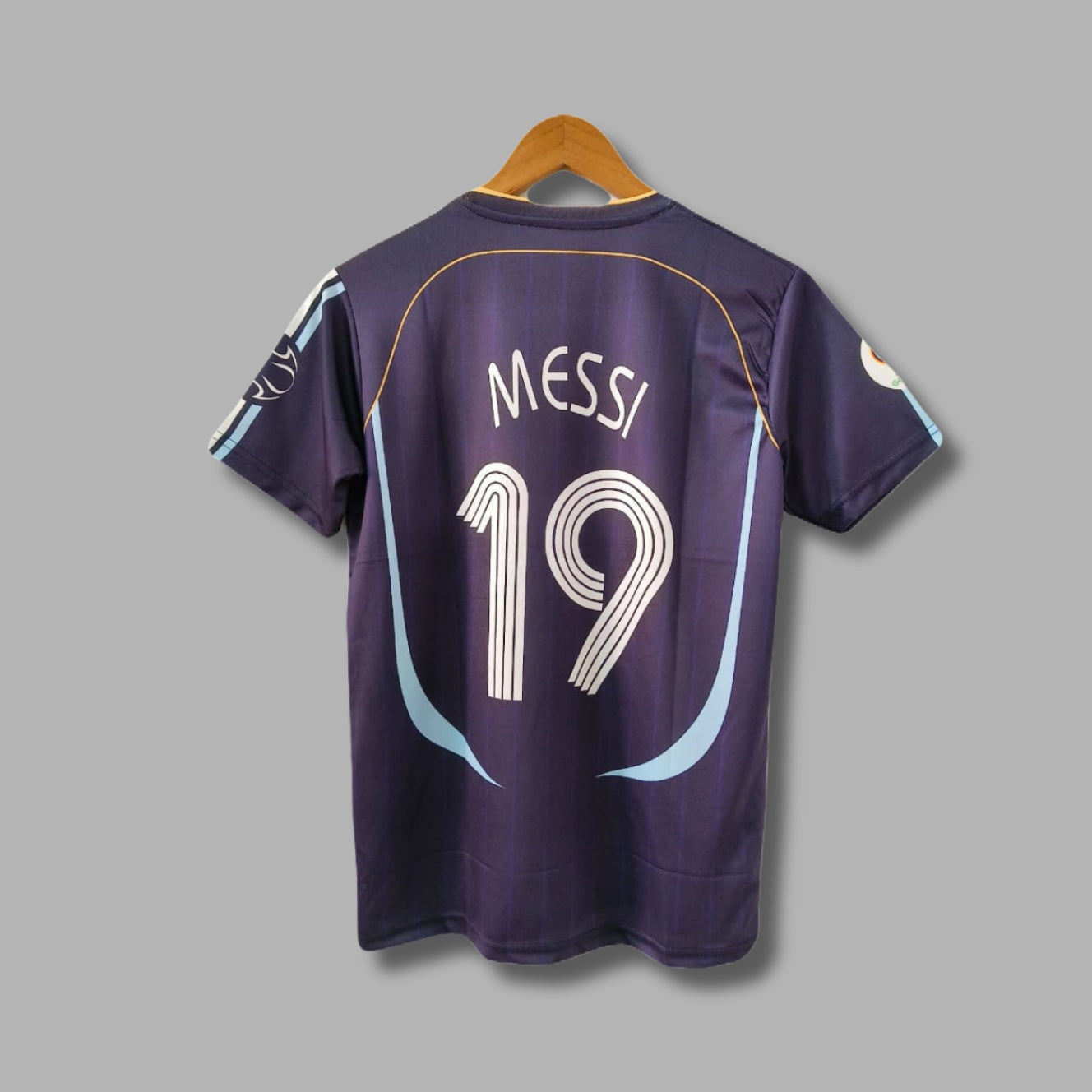 Argentina 2006 Away Msssi 19 Half Sleeve Embroidery P771 | Jersey Kada
