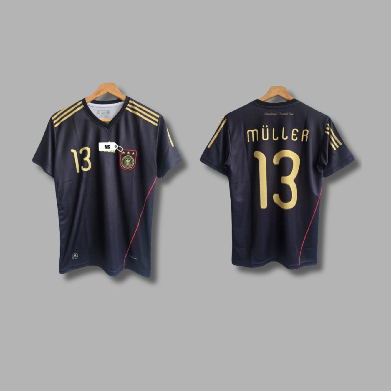 Germany 2010 away jersey muller Half Sleeve Embroidery-P247 | Jersey Kada