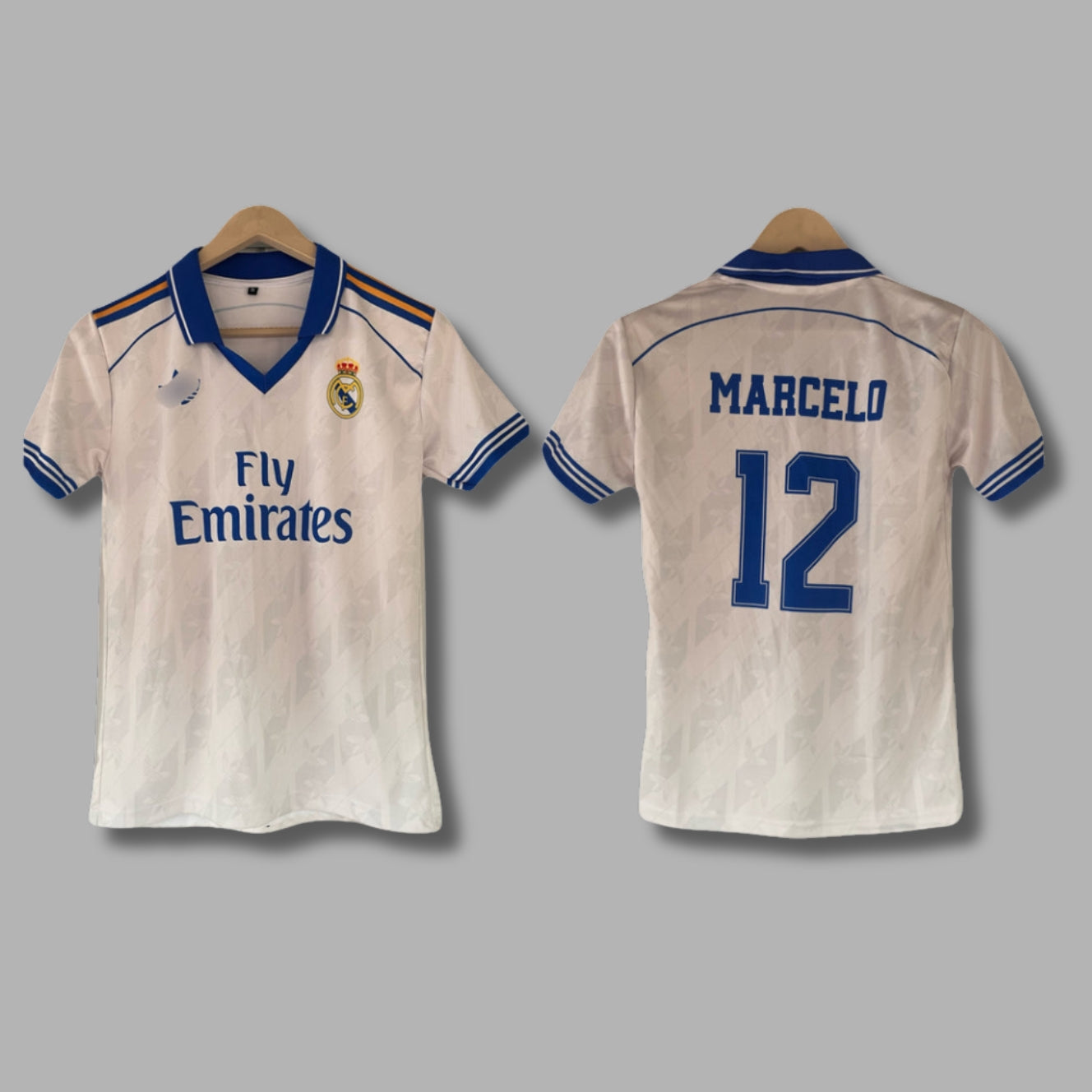 Real Madrid 2012 Marcelo Half Sleeve Collar Sublimation | Jersey Kada