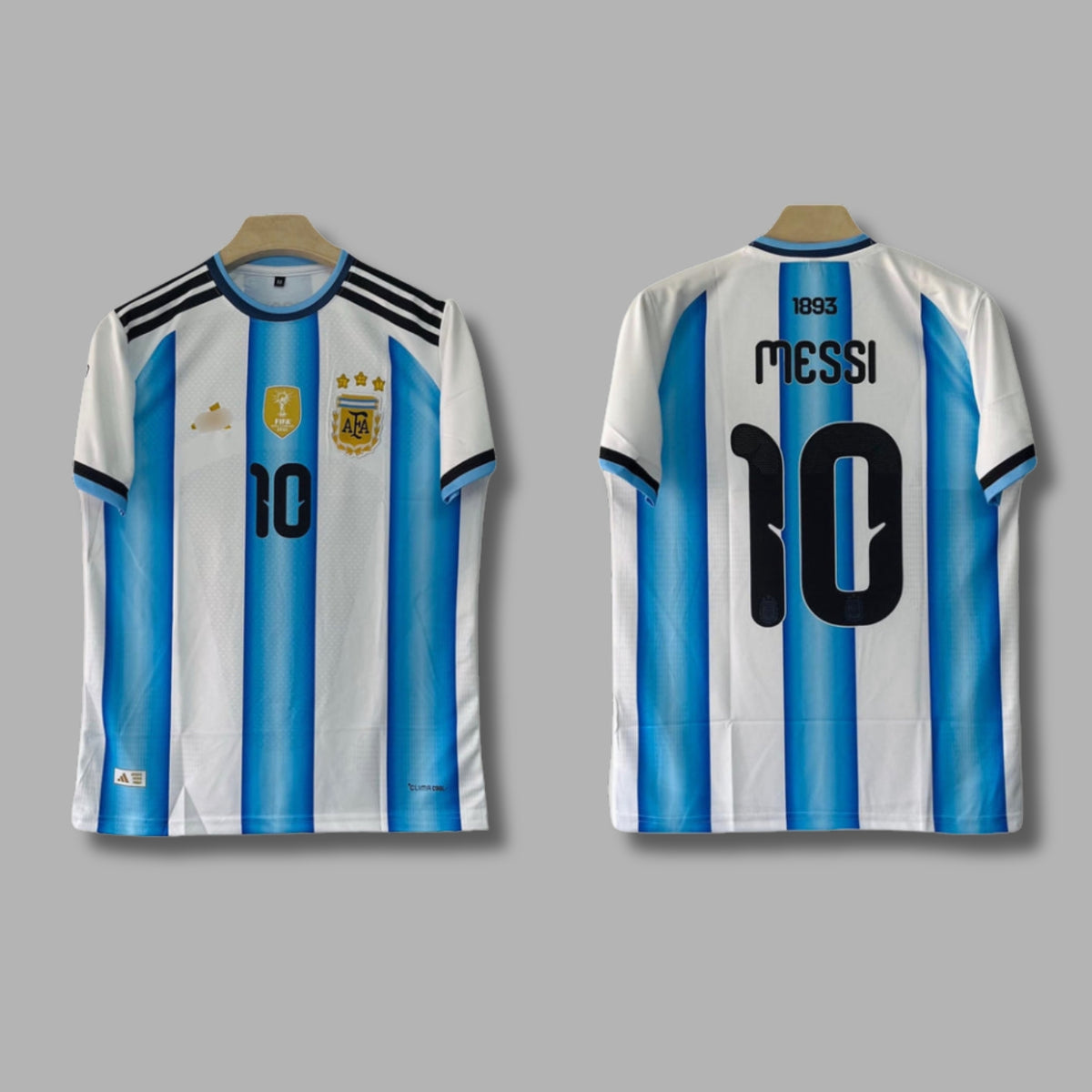 Argentina 2026 WorldCup Home Messi Half Sleeve Embroidery | Jersey Kada