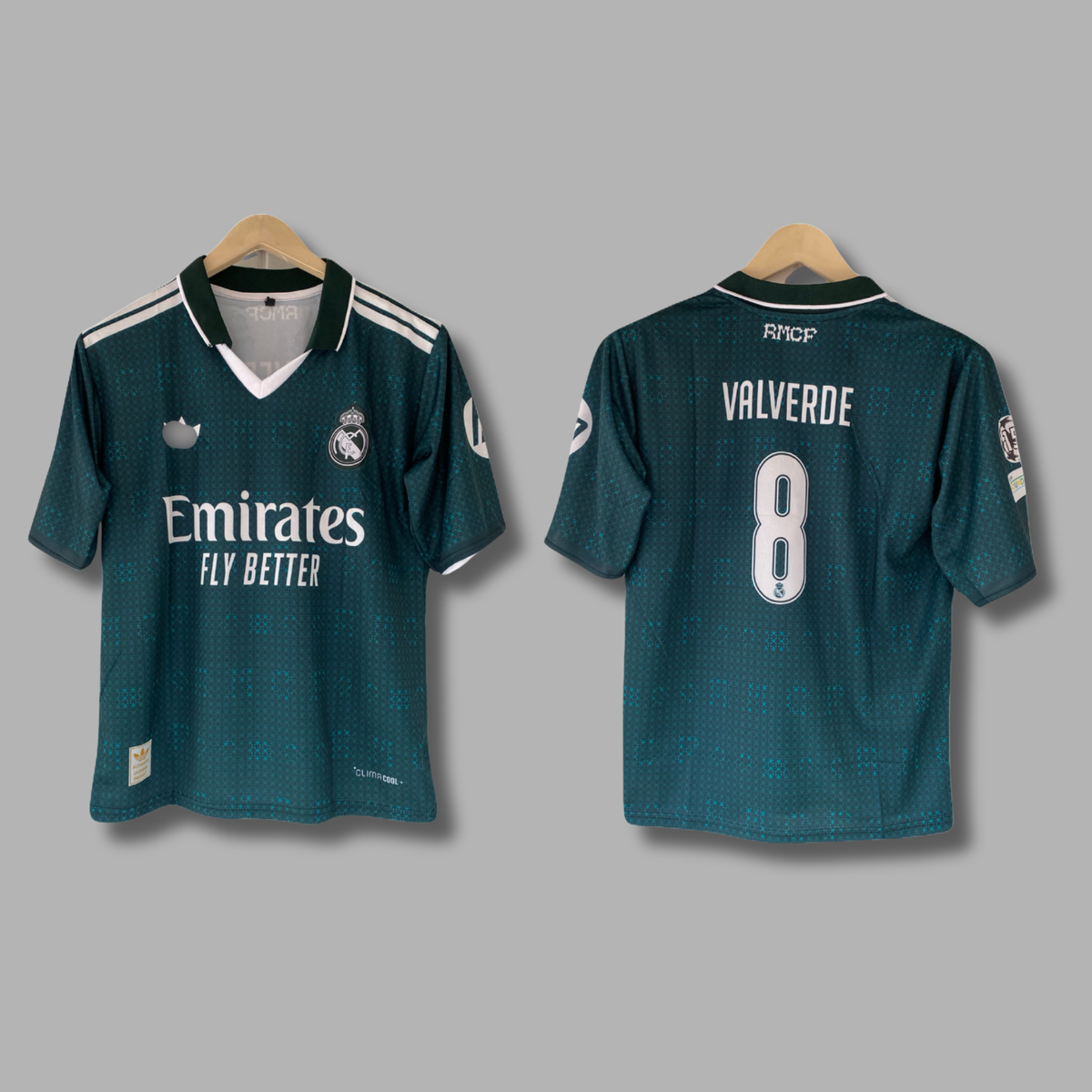 Bellingham Real Madrid Away 2026/27 Five Sleeve collar Embroidery Jersey - P2631 | Jersey Kada