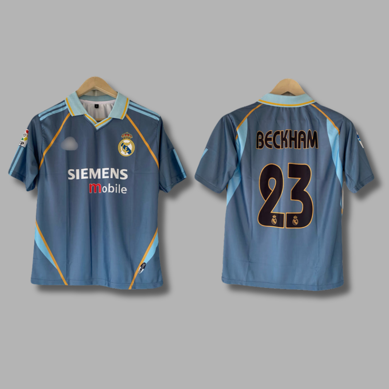 Beckham Real Madrid 2003/04 Five sleeve Collar Sublimation -P2187 | Jersey Kada