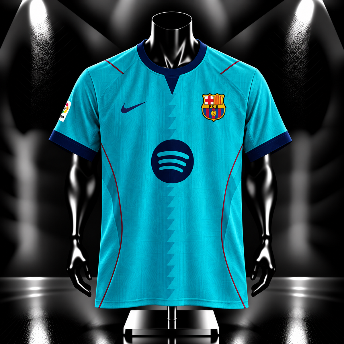 Adeyemi Barcelona 2026-27 Third kit Sublimation half sleeve - P2557 | Jersey Kada
