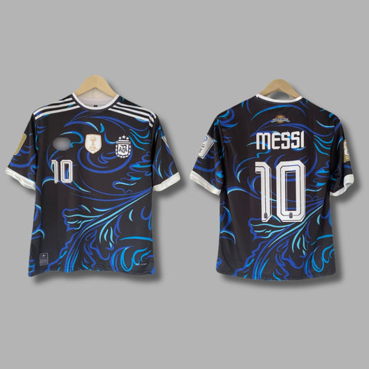 Argentina 2026 Worldcup Messi Away Five Sleeve Sublimation - P2100 | Jersey Kada