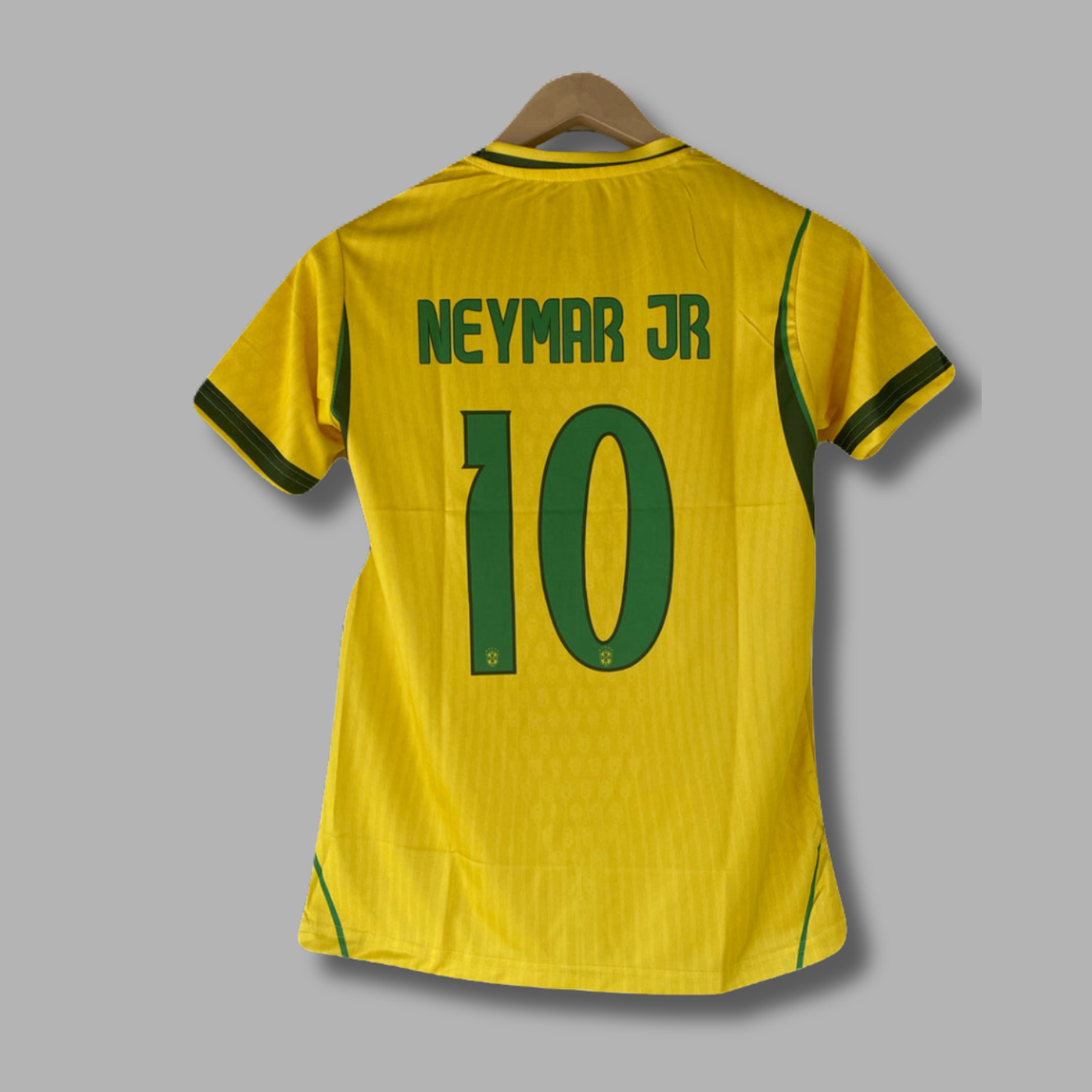 Neymar JR Brazil Home Half Sleeve Embroidery - P2147 | Jersey Kada