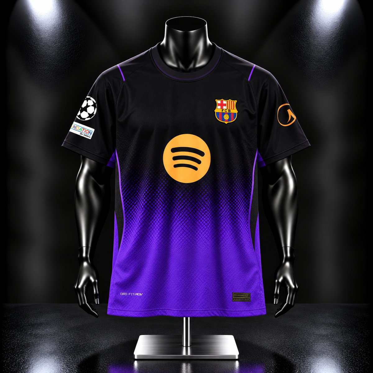 Lamine Yamal Barcelona 2026-27 Away Half Sleeve Embroidery- P2368 | Jersey Kada