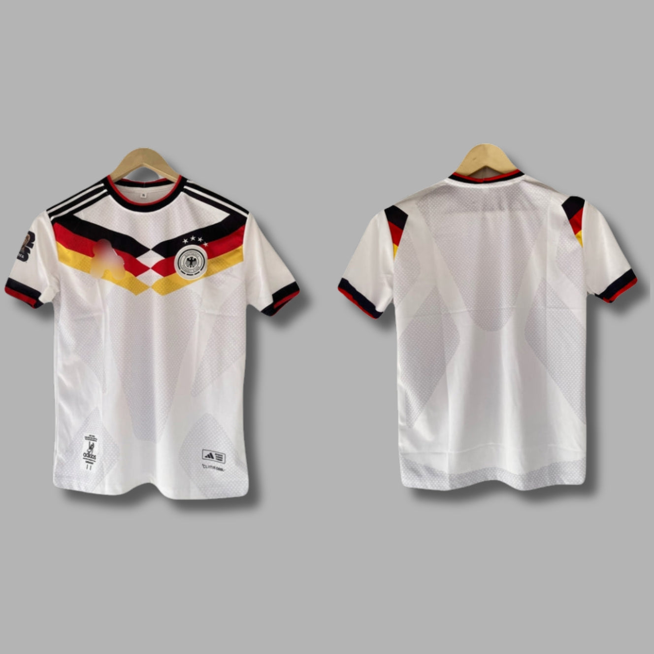 Germany 2026 World Cup Plane Back Kit Half Sleeve Embroidery - P1126 | Jersey Kada