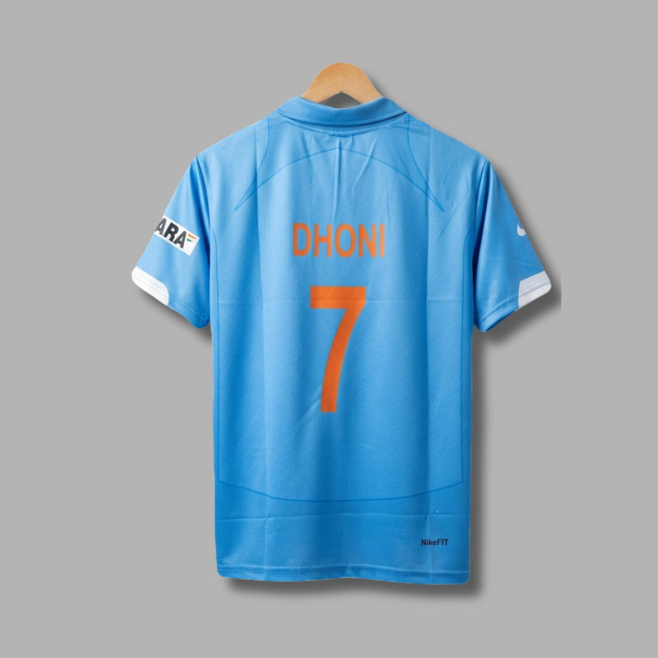 India 2007 T20 Worldcup Dhoni Half Sleeve Collar Sublimation | Jersey Kada