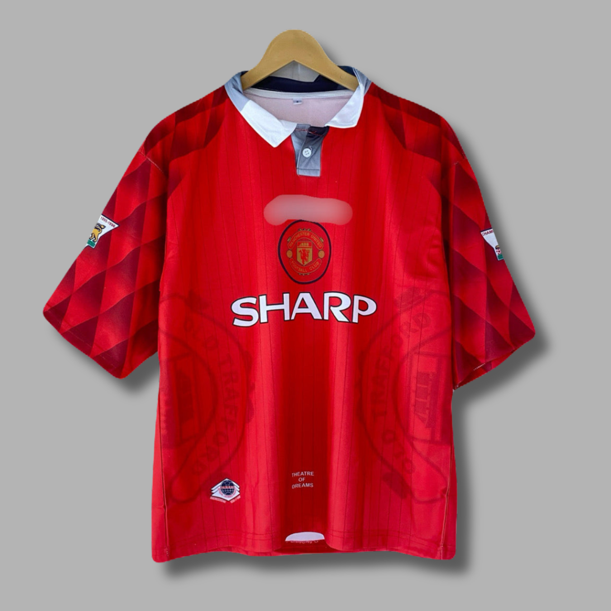 Beckham Manchester united Five Sleeve collar Sublimation Jersey | Jersey Kada