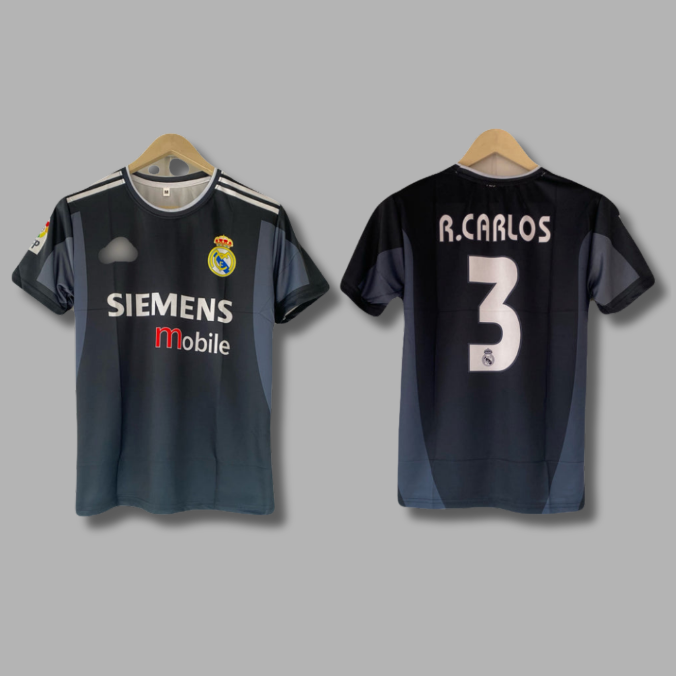 R.Carlos Real Madrid 2006/07 Away Half Sleeve Sublimation - P2158 | Jersey Kada