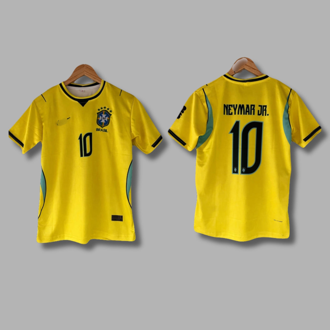 Brazil 2026 Worldcup Neymar JR Half Sleeve Embroidery -P2070 | Jersey Kada