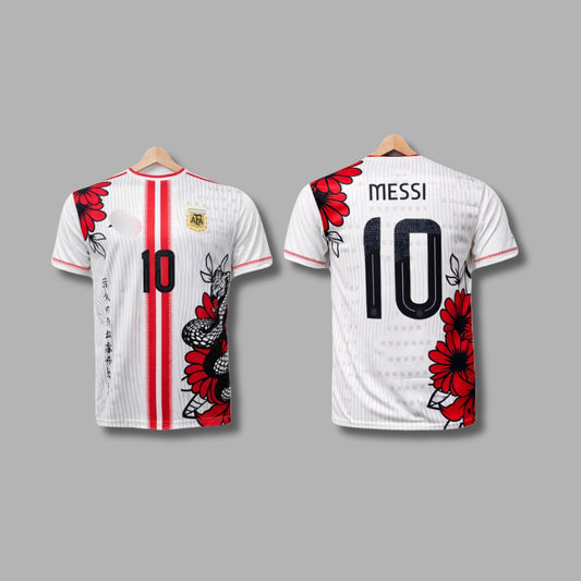Argentina Dragon  edition Messi Half sleeve Embroidery-P1337 | Jersey Kada