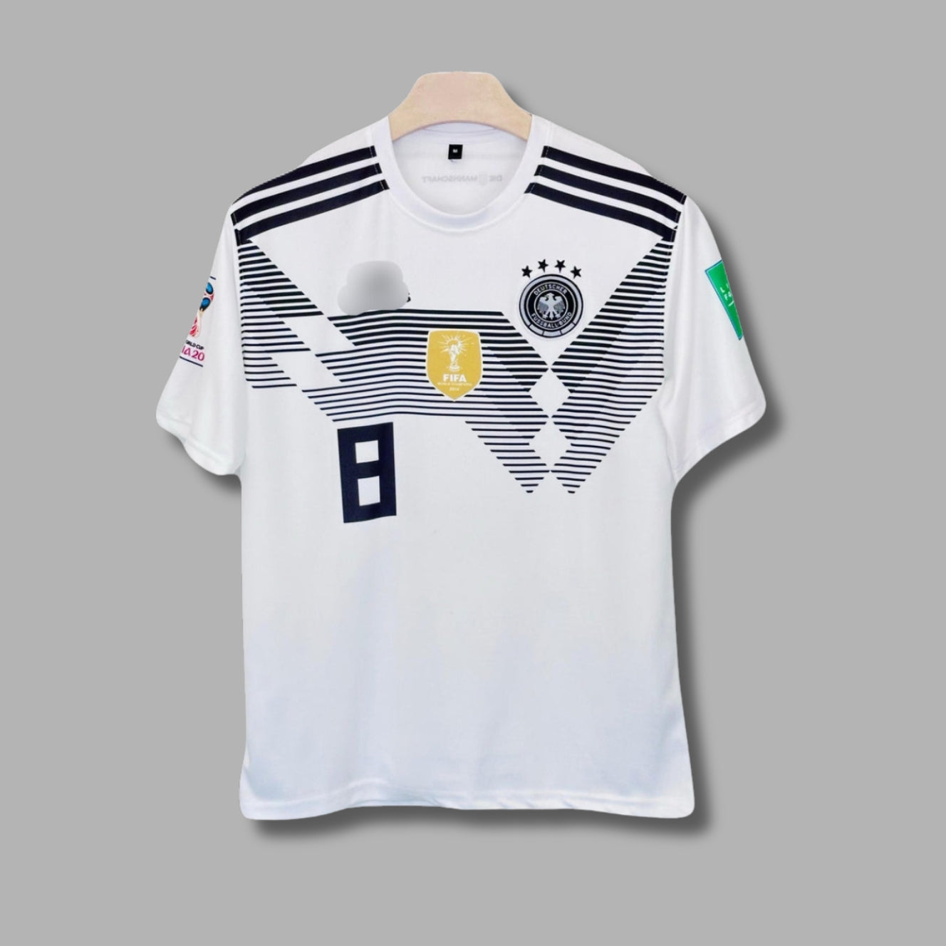 Germany 2018 World Cup Home T.Kroos  Half Sleeve Embroidery P1532 | Jersey Kada