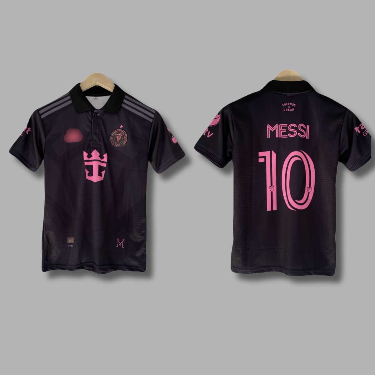 Messi Inter Miami Away 2026-27 Collar type Embroidery Jersey- P2452 | Jersey Kada