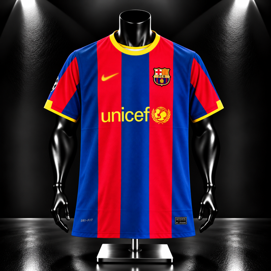 Barcelona 2011 Messi Half Sleeve  Roundneck Embroidery P1665| Jersey Kada