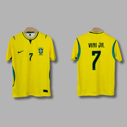Brazil 2026 WorldCup Home kit Vinicius jr Half Sleeve Sublimation | Jersey Kada