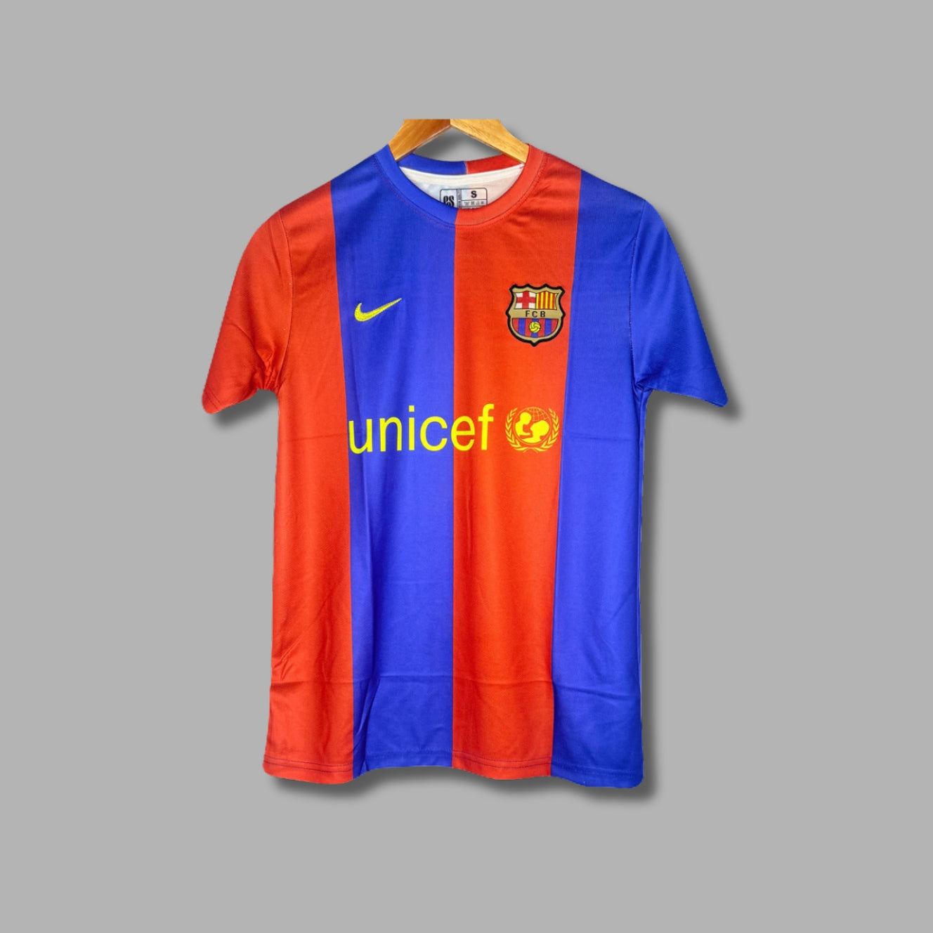 Barcelona 2006-07 Home Kit Ronaldinho Half Sleeve Embroidery-P1237 | Jersey Kada