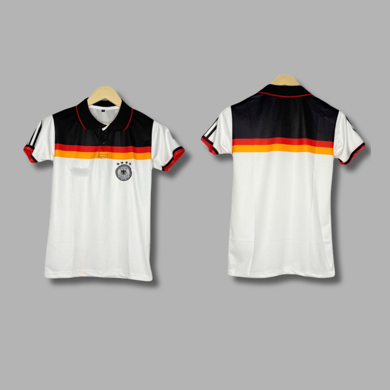 Germany 1992 Special Kit Half Sleeve Collar Embroidery- P1210 | Jersey Kada