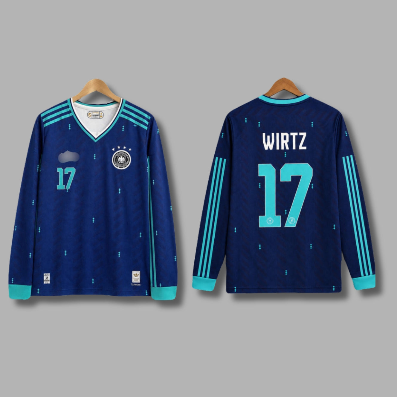 Germany 2026 Wirtz Away Full Sleeve Embroidery | Jersey Kada
