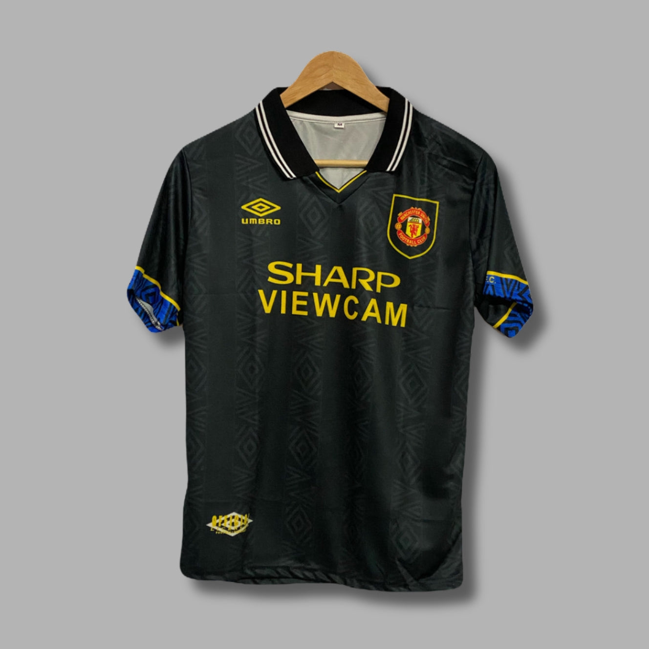 Man United 1993/95 Away Giggs Half Sleeve Collar Sublimation P391 | Jersey Kada