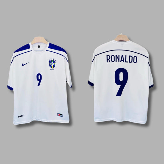 Brazil 2002 worldCup Ronaldo Third Five Sleeve Roundneck Sublimation P1581 | Jersey Kada