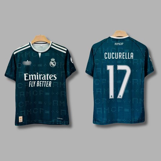 Cucurella Real madrid 2026-27 Away Jersey Half Sleeve Sublimation - P2460 | Jersey Kada