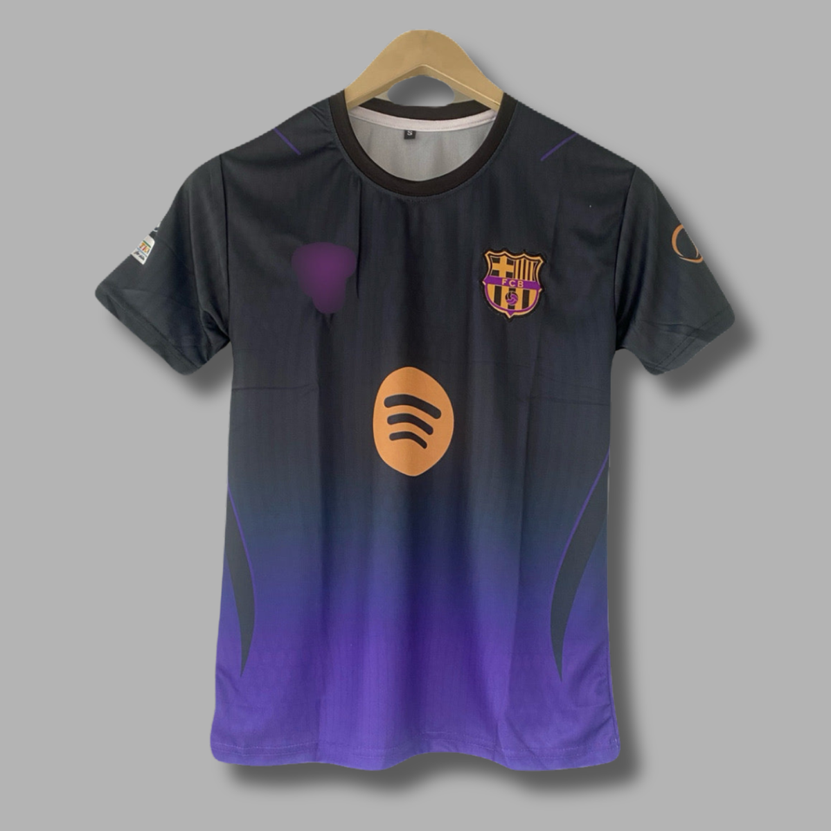 Pedri Barcelona 2026-27 Away kit embroidery half sleeve - P2552 | Jersey Kada