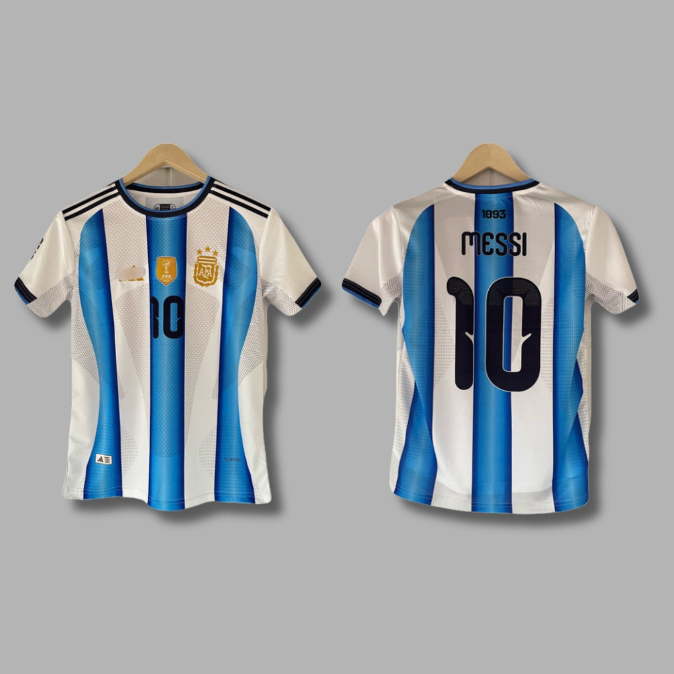 Argentina 2026 WorldCup Messi  Half Sleeve Embroidery | Jersey Kada