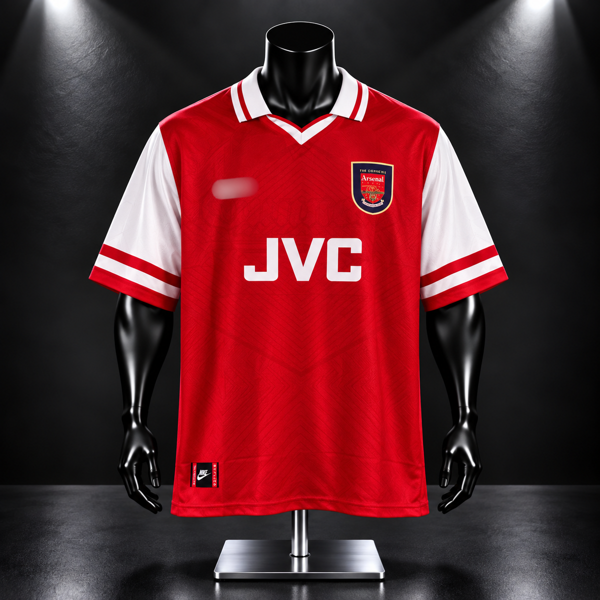 Bergkamp Arsenal Five  sleeve collar sublimation jersey - P2301 | Jersey Kada