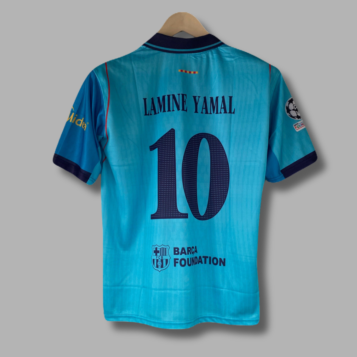 Yamal Barcelona 2026-27 third Five sleeve Collar Sublimation jersey - P2544 | Jersey Kada
