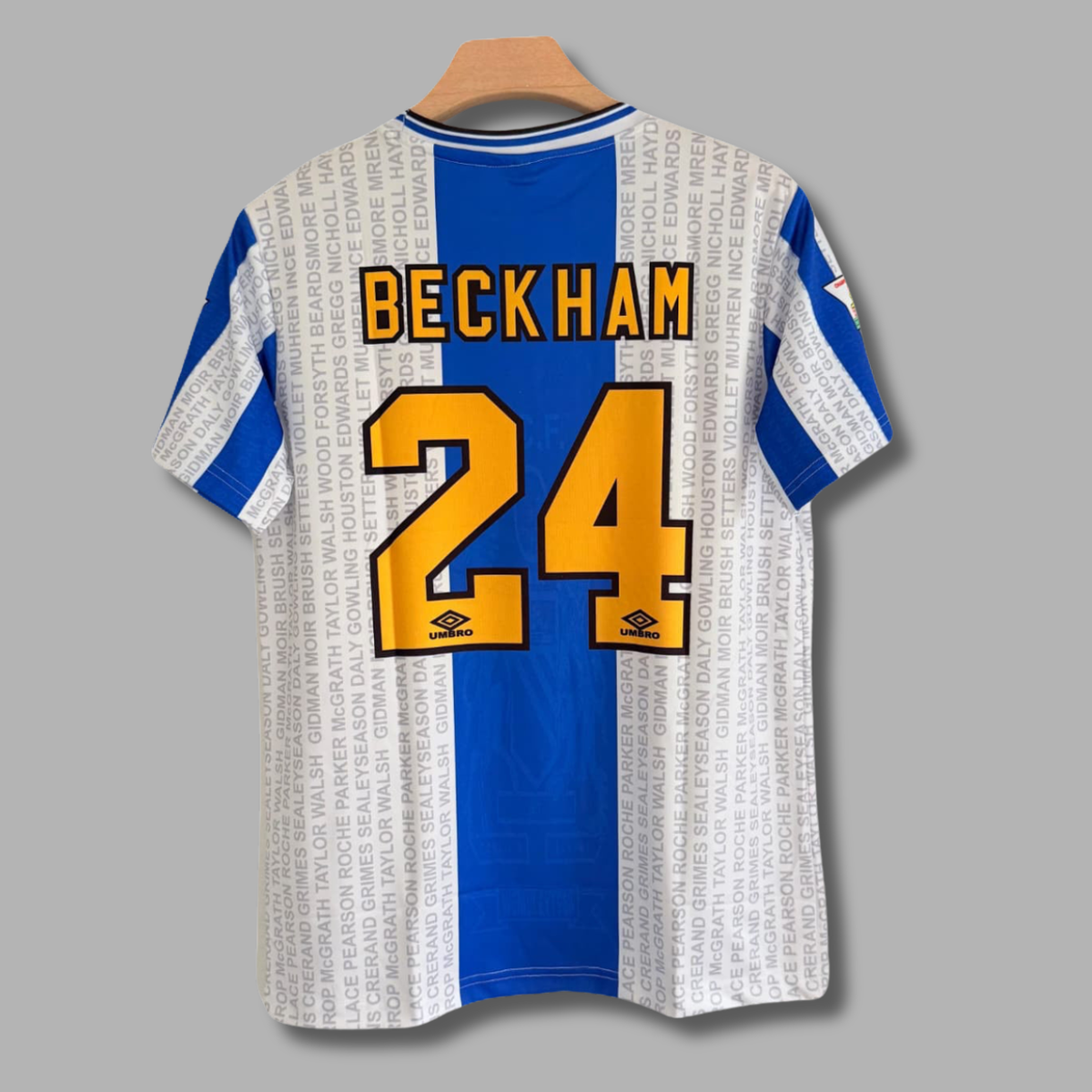Beckham manchester united Half Sleeve embroidery jersey - P2171 | Jersey Kada