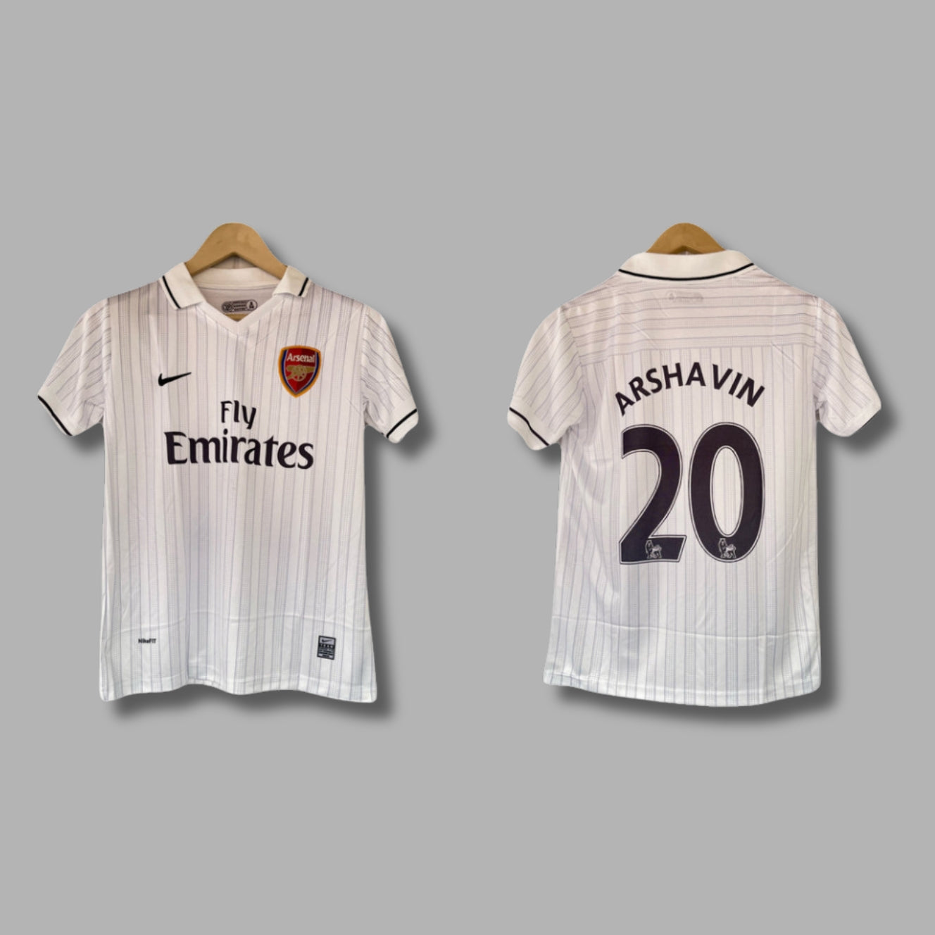 Arsenal 2006-2007 Arshavin Away kit Half Sleeve Collar Embroidery P1560 | Jersey Kada