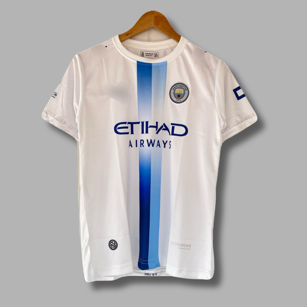 Haaland Manchester City Home Embroidery Half Sleeve jersey | Jersey Kada