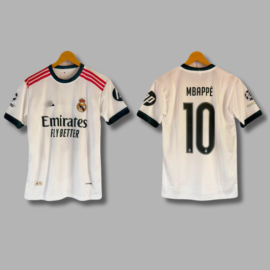 Mbappe Real Madrid 2026-27 Home Half Sleeve Embroidery - P2381 | Jersey Kada