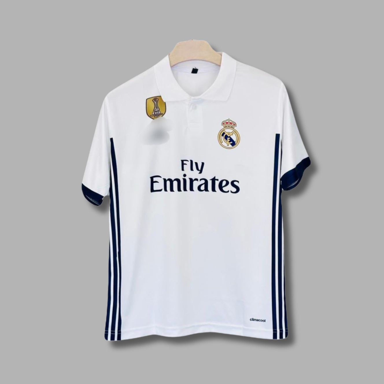 Real madrid 2016-17 Ronaldo Half Sleeve Collar Sublimation | Jersey Kada p1459