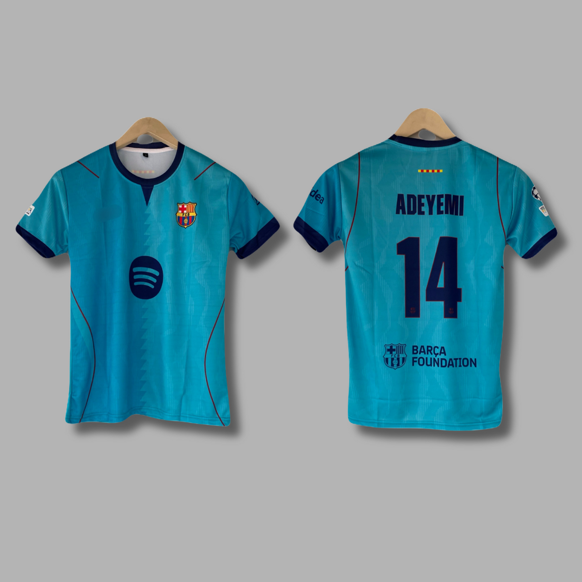 Adeyemi Barcelona 2026-27 Third kit Sublimation half sleeve - P2557 | Jersey Kada